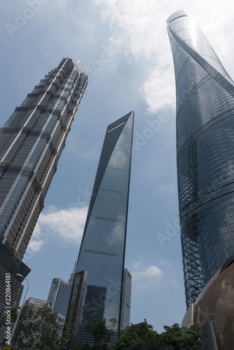 skyscrapers in shanghai