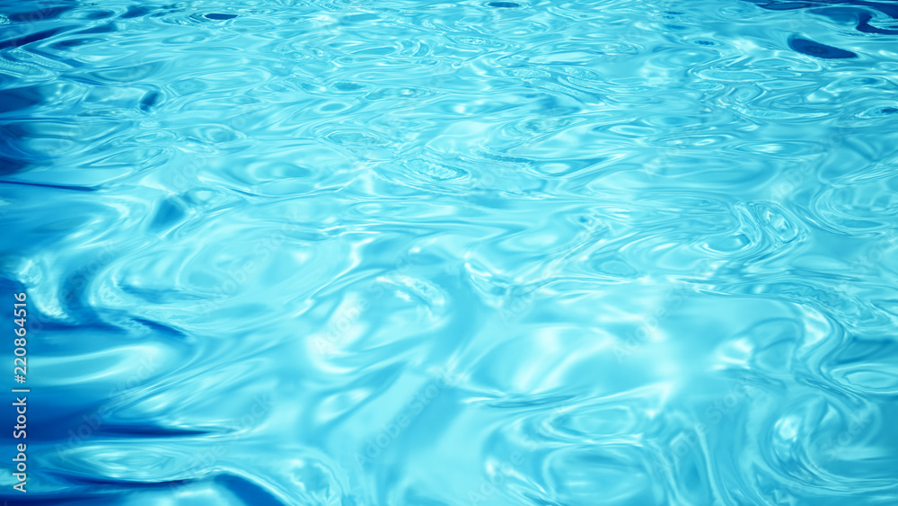 Water texture pool. 3d illustration, 3d rendering.