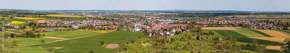 Panorama von Oberderdingen und Flehingen