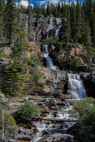 tangle creek falls, jasper national park