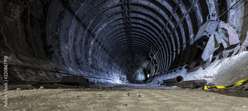 Abandoned tunnel in London