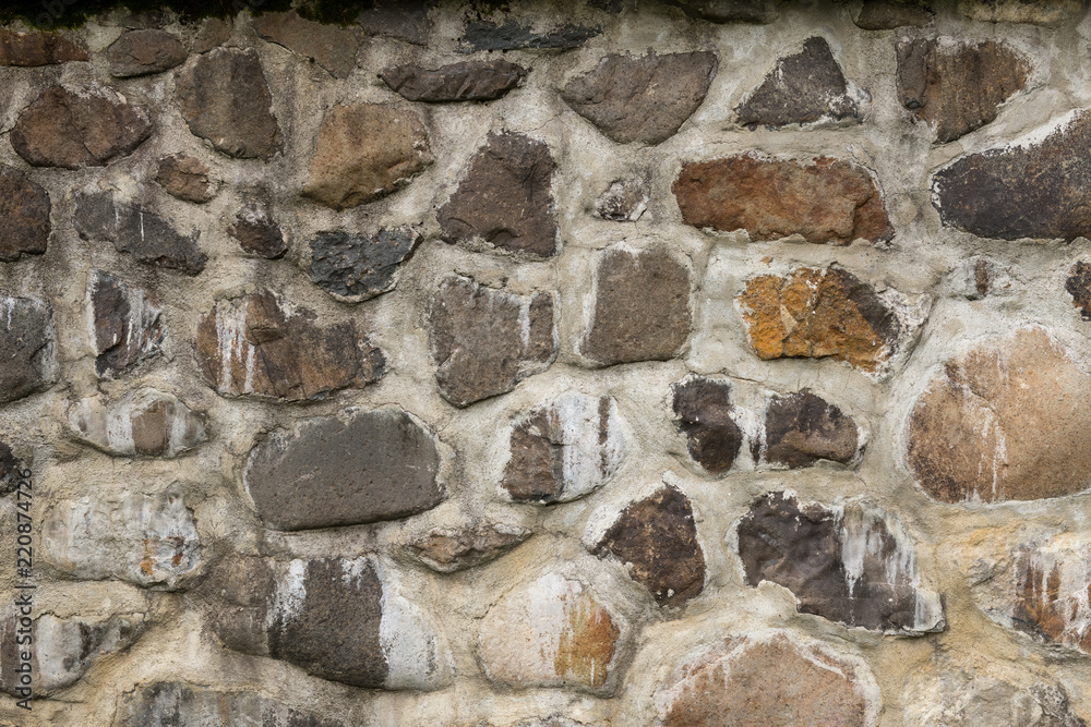 Pattern of stones in a castle wall. Pattern of stones in a castle wall.
