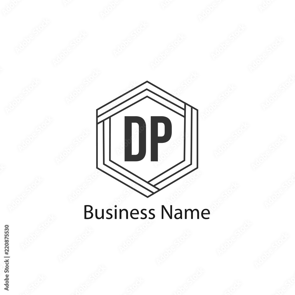 Initial Letter DP Logo Template Design Initial Letter DP Logo Template Design
