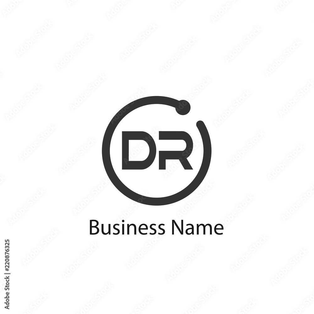 Initial Letter DR Logo Template Design Initial Letter DR Logo Template Design