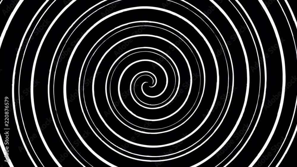 Black ink spiral spinning in a rotating spiraling seamless repeating loop CGI high definition background or backdrop motion graphics video clip Black ink spiral spinning in a rotating spiraling seamless repeating loop CGI high definition background or backdrop motion graphics video clip
