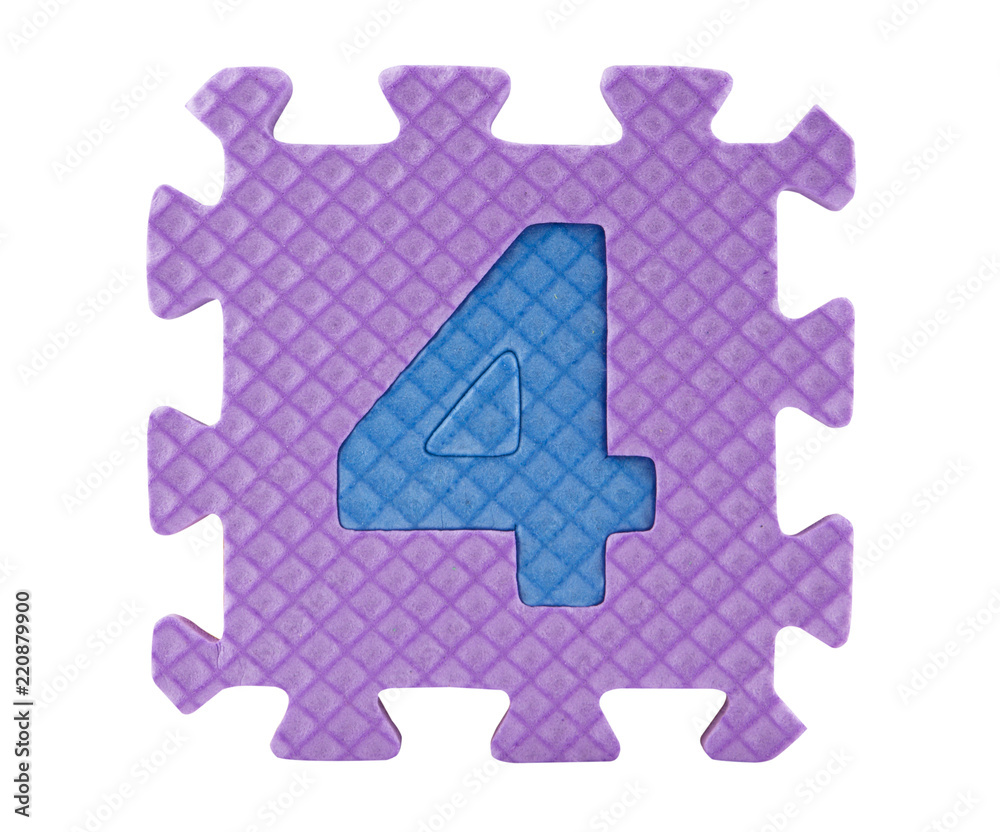 Jigsaw box with alphabet, clipping path Jigsaw box with alphabet, clipping path