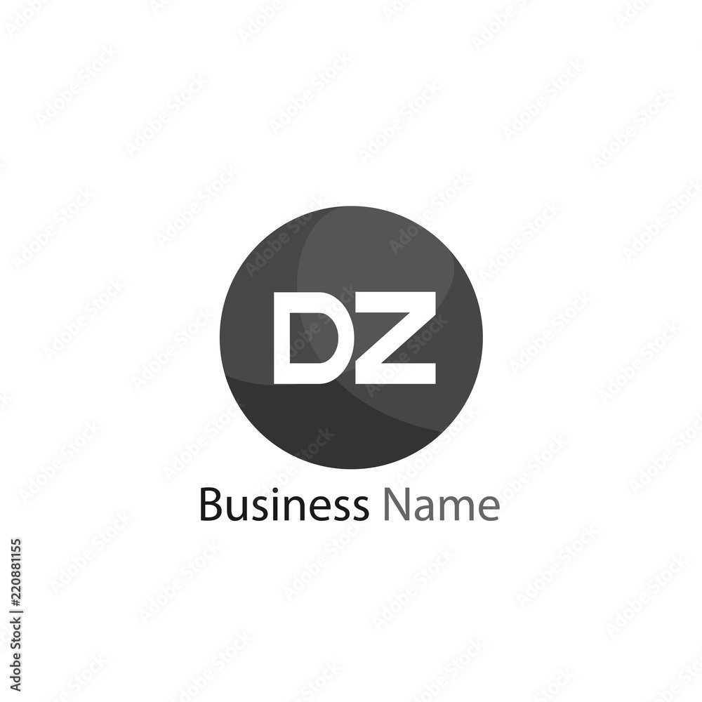 Initial Letter DZ Logo Template Design Initial Letter DZ Logo Template Design