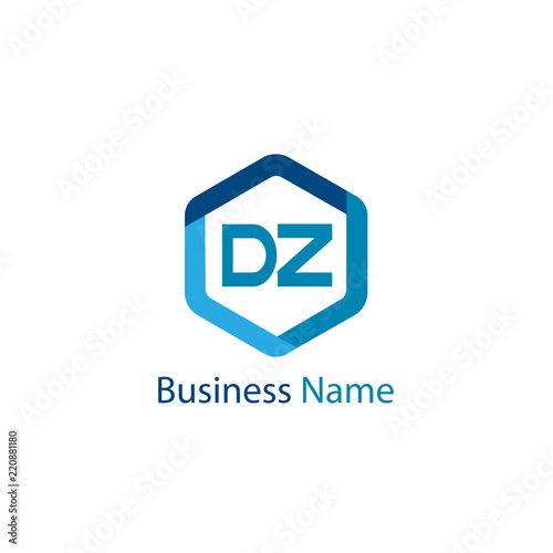 Free Download Initial Letter DZ Logo Template Design - GFXLoad