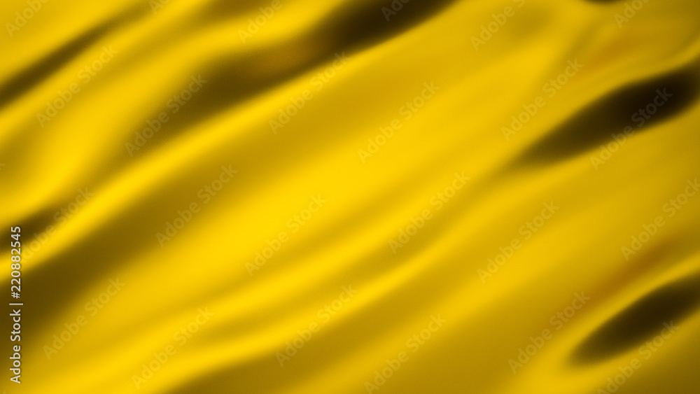 Golden yellow drapery fabric flag. 3d illustration, 3d rendering. Golden yellow drapery fabric flag. 3d illustration, 3d rendering.