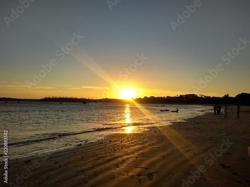 Por do sol Parati  Anchieta  ES  Brasil