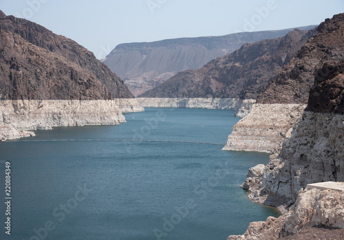 Canvas Print Hoover Dam Lake Mead