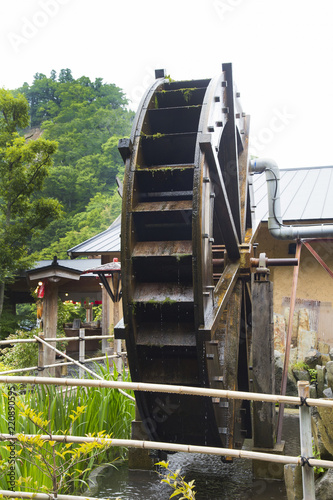 Japanese water mill