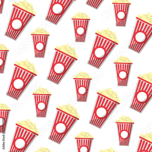 delicious snack popcorn food background