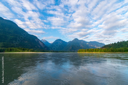 The Fraser River in Hope, British Columbia