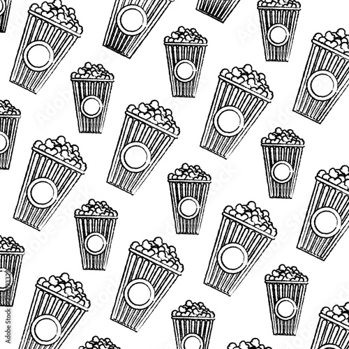 grunge delicious snack popcorn food background