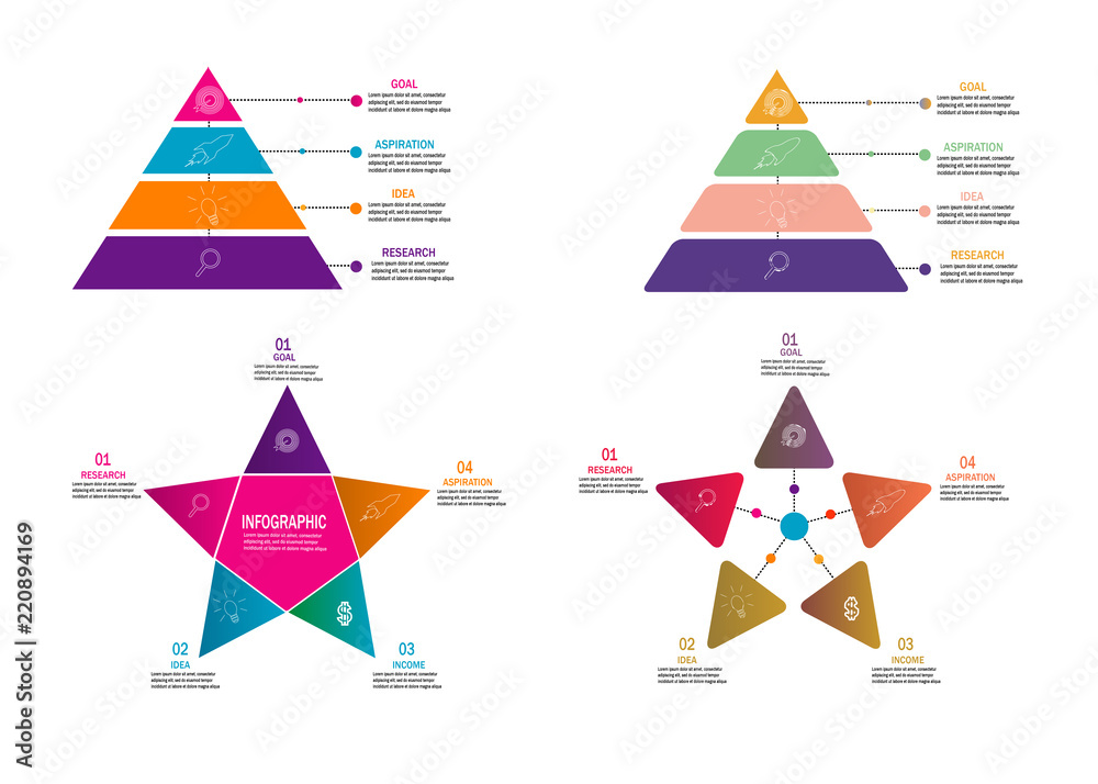 modern timeline infographic element template vector