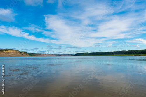 The Mackenzie River  Northwest Territories  Canada