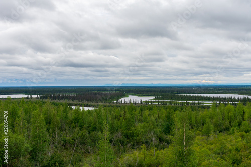 The Mackenzie River Delta, Northwest Territories, Canada