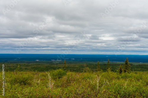 The Mackenzie River Delta  Northwest Territories  Canada