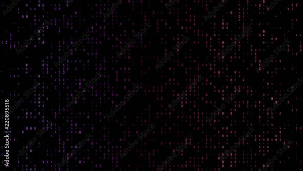 4k Gradient, colorful binary code with lots of the number zero glowing and fading out loopable background video on a black screen for stock market and exchange, data, big data, business finance, 4k Gradient, colorful binary code with lots of the number zero glowing and fading out loopable background video on a black screen for stock market and exchange, data, big data, business finance,