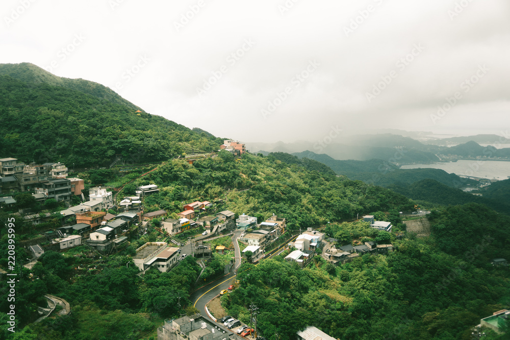Taiwan Taipei Shifen Mountain Towns Travel Asia