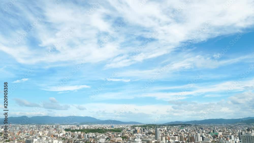 都市風景 福岡市 タイムラプス 都市風景 福岡市 タイムラプス