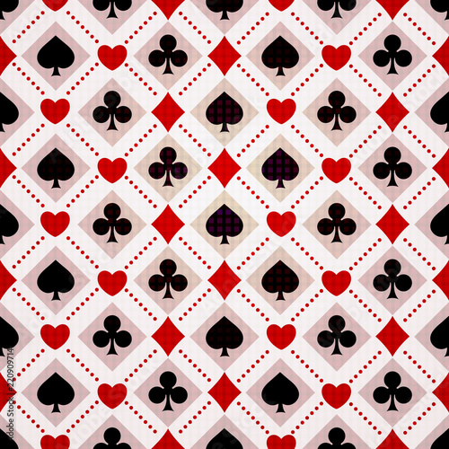 Seamless background with suits.
