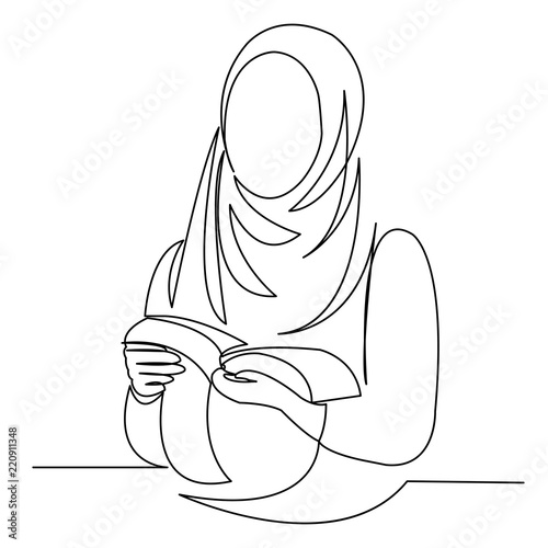 Muslim girl student
