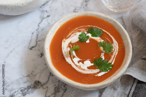 fresh cream of tomato soup