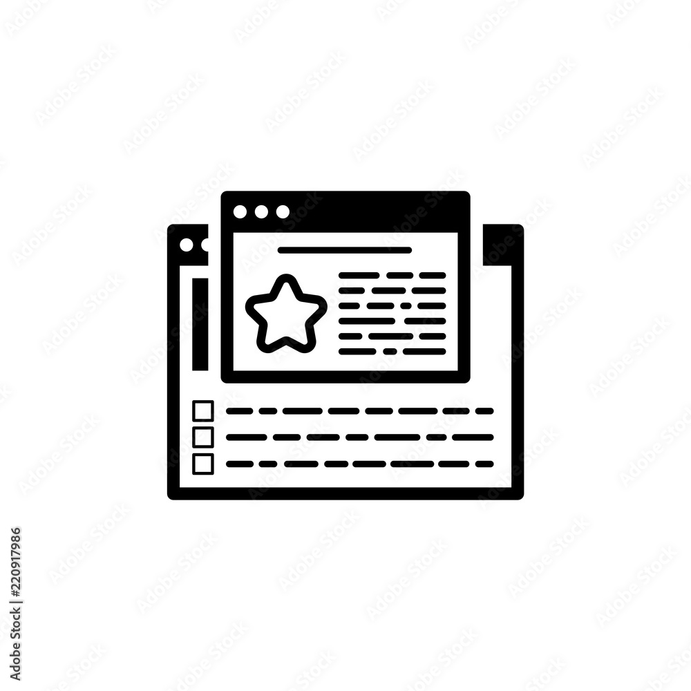 Customer Feedback Line Icon. Customer Feedback Line Icon.