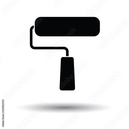 Icon of construction paint brushes