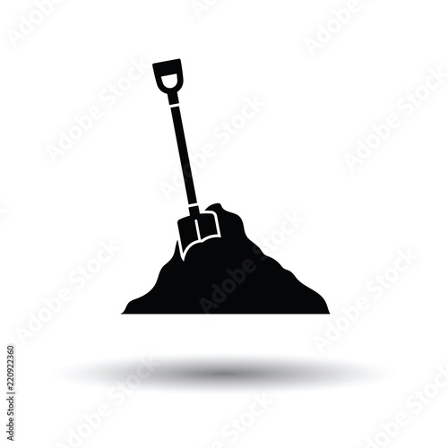 Icon of Construction shovel and sand