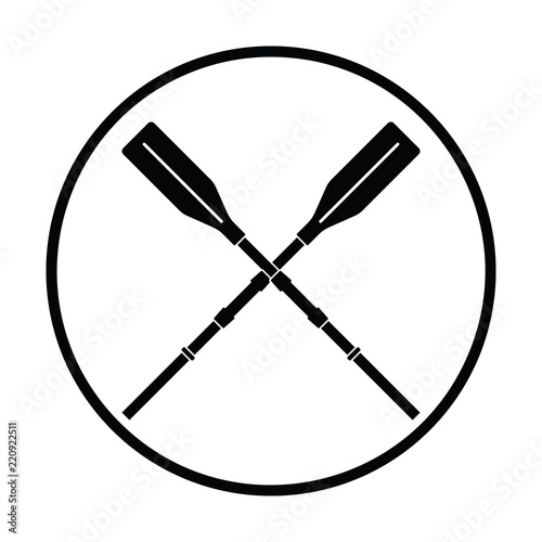 Icon of  boat oars
