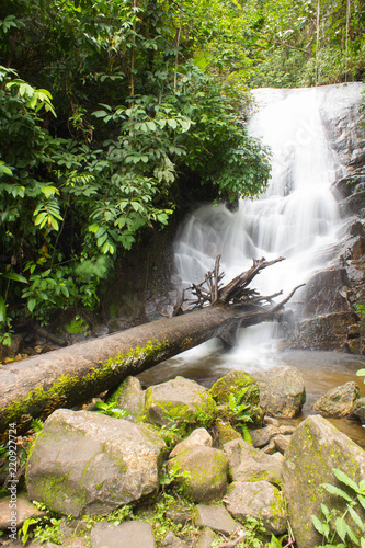 Siribhum waterfall in Doi Inthanon National park Chiangmai Thailand photo