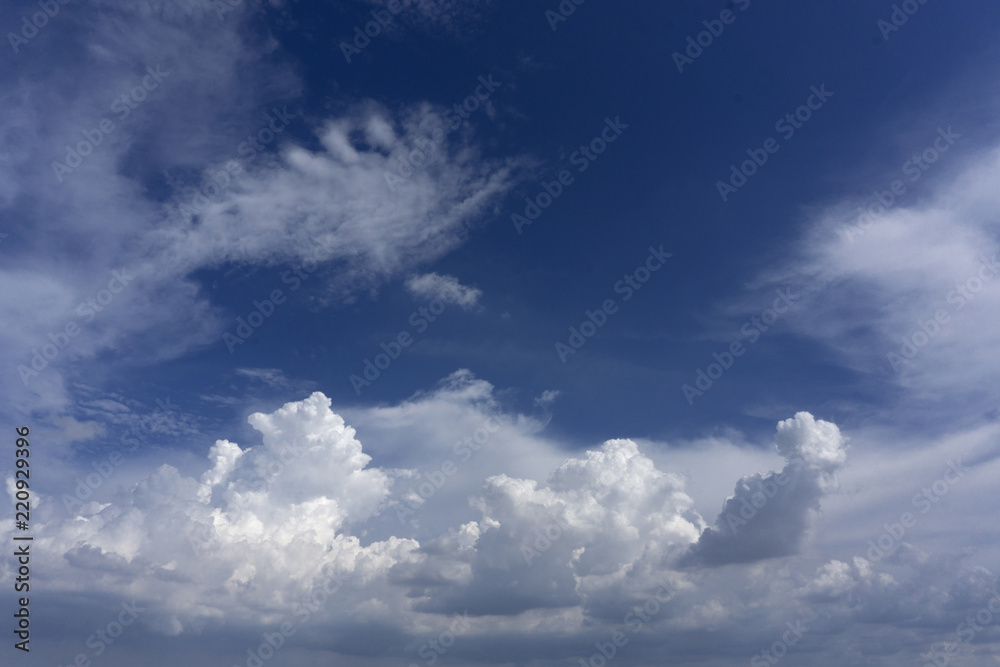 Beautiful Cirrocumulus blue sky
