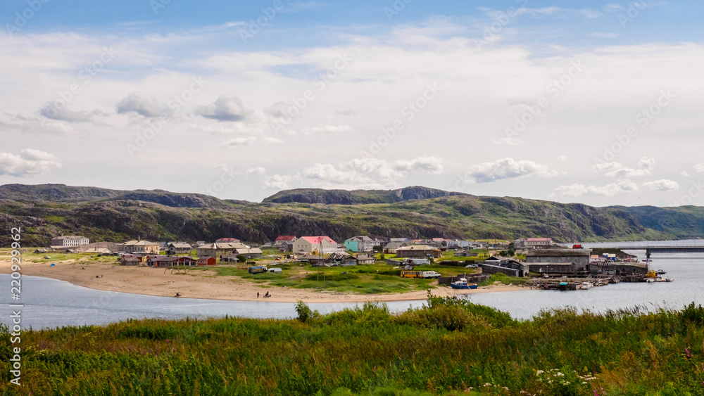 Teriberka is a rural locality village (a selo) in Kolsky District of Murmansk Oblast, Russia