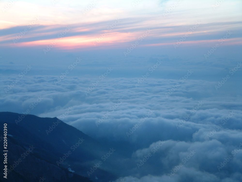 cloud sea on Japan alps / 白馬岳の雲海(＠北アルプス)