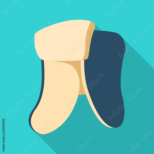 Vector design of headwear and cap icon. Collection of headwear and accessory stock vector illustration.
