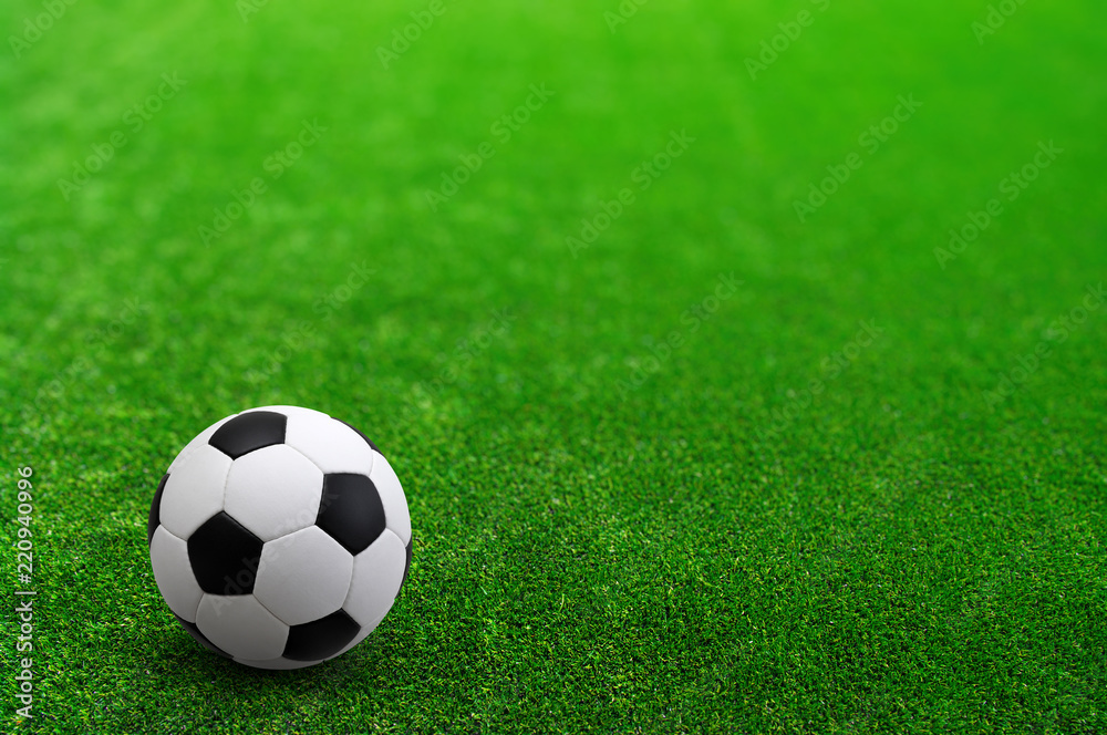 Soccer ball on the field Soccer ball on the field