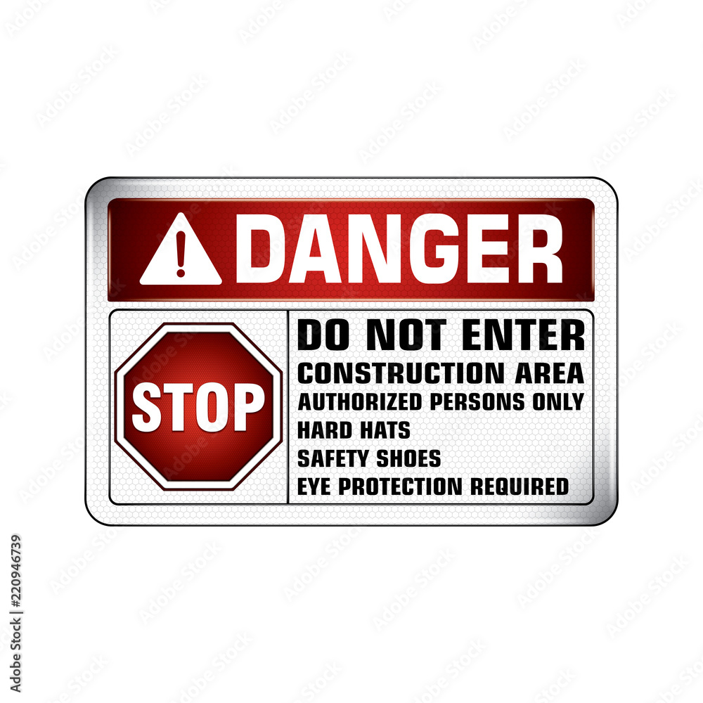 Vecteur Stock Vector and Illustration graphic style,Construction area