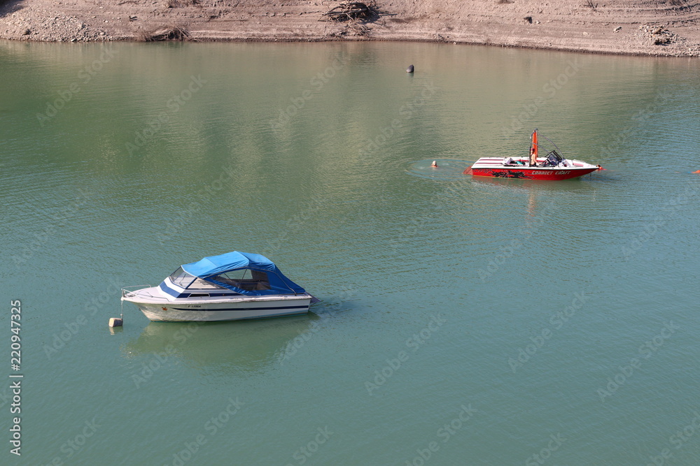 Obraz premium Bateaux sur un lac