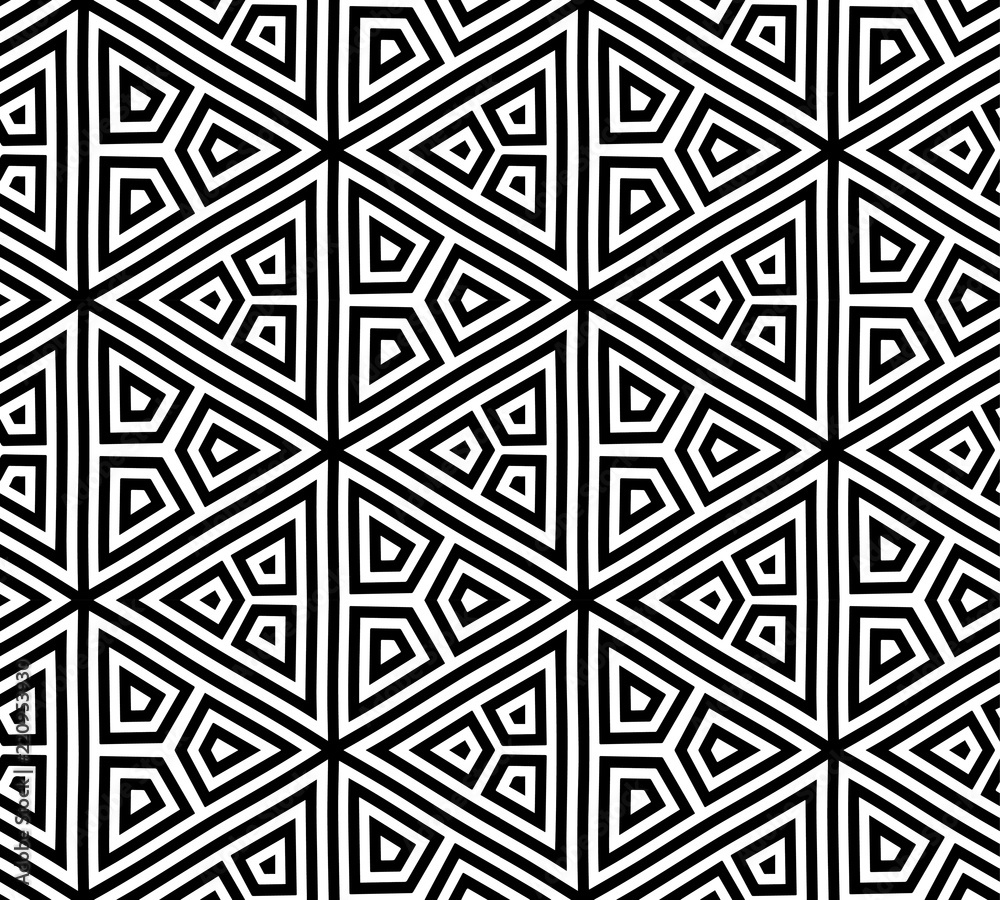 Abstract seamless black and white pattern Abstract seamless black and white pattern