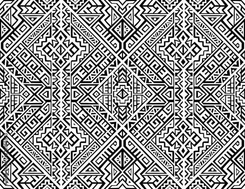 Creative Ethnic Style Vector Seamless Pattern