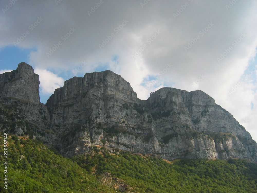Astraka peak Zagorochoria Epirus region Greece