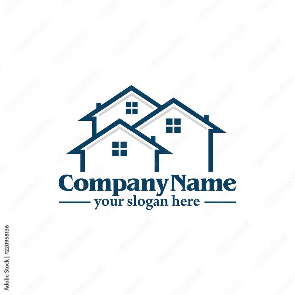 Home real estate logo