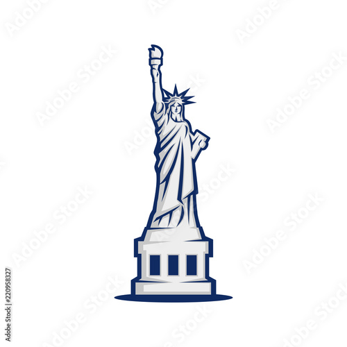 Statue of Liberty Vector Logo