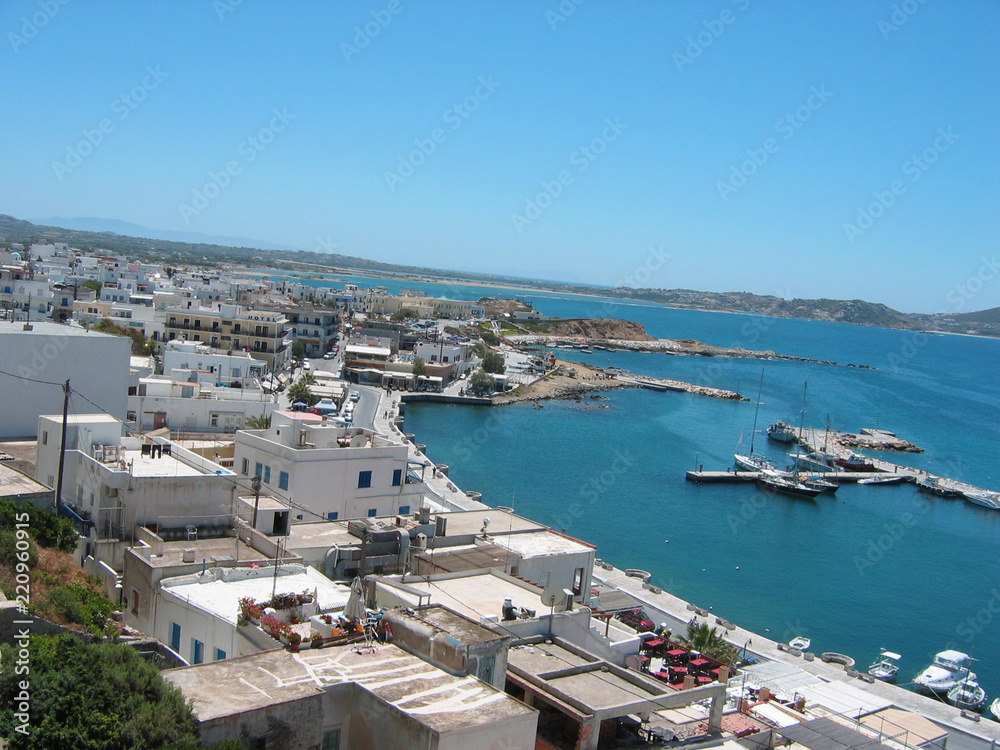 Naklejka premium Chora town Naxos Island Cyclades Greece