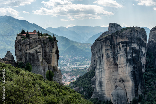 Meteors or Meteora Monastery of the Holy Trinity, Thessaly, Greece