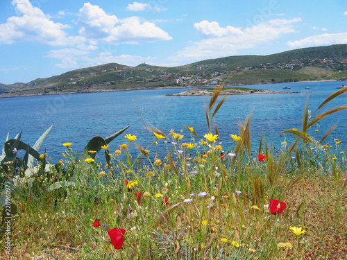 Daskalio beach Keratea Attica Greece
