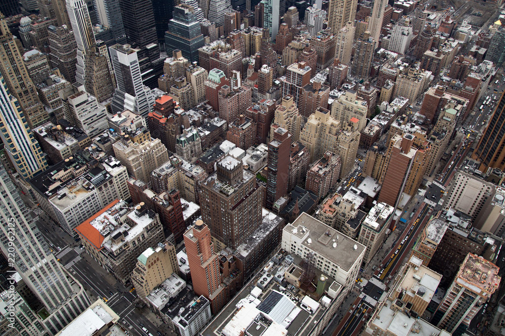 Fototapeta premium View from Empire State Building towards Midtown